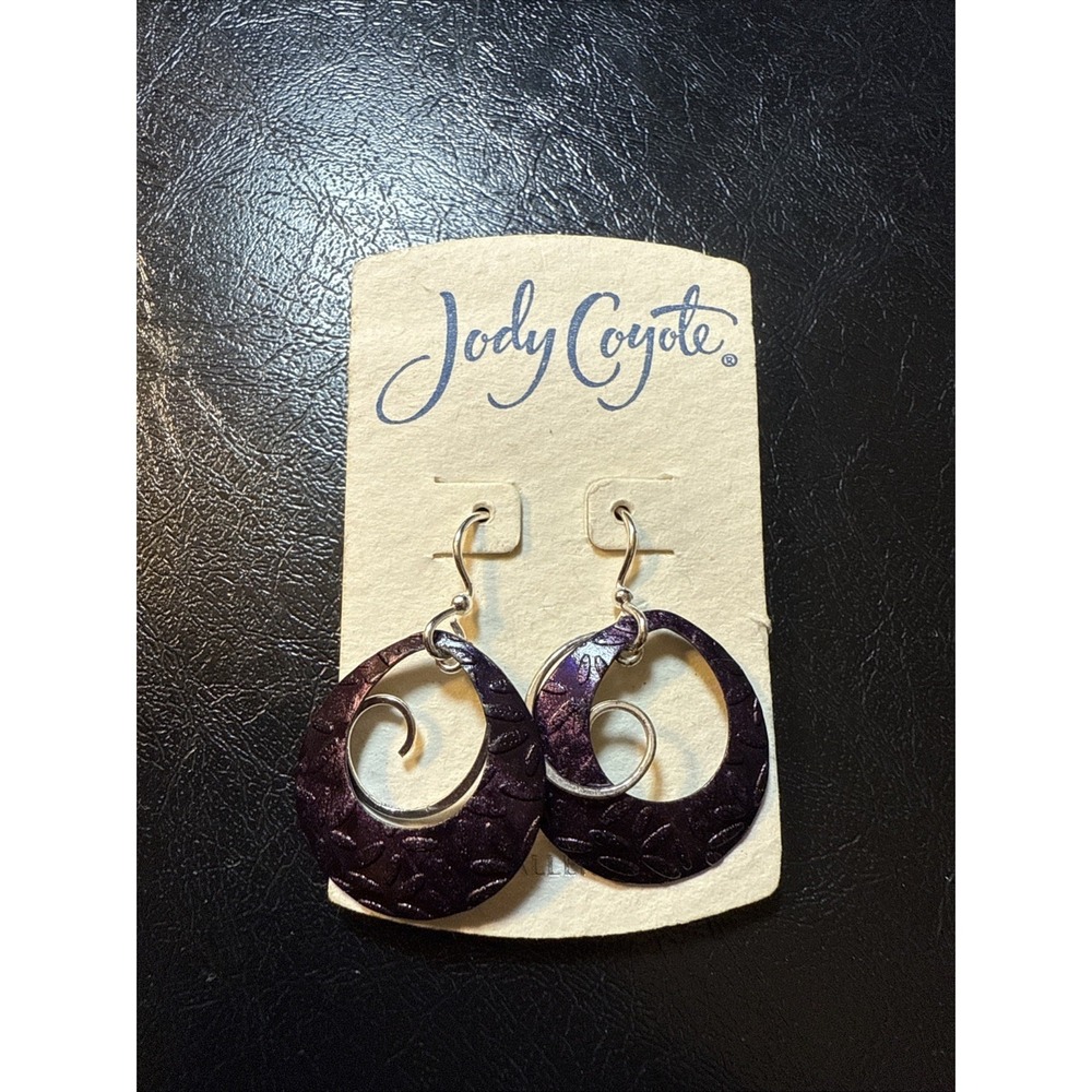 New Jody Coyote Southwest Style Dangle Earrings‎